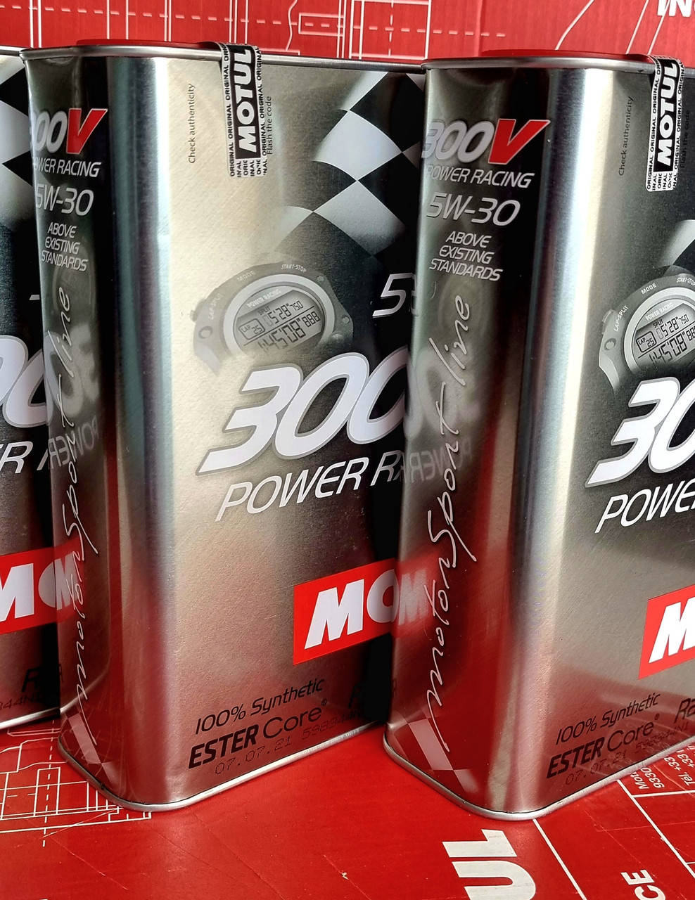 

Масло моторное Motul 300V POWER RACING SAE 5W30 (2L)