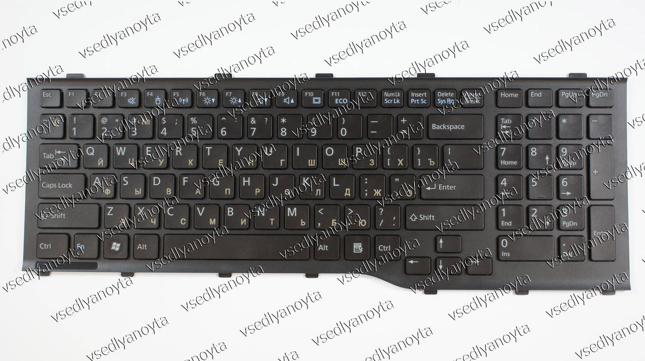 

Клавиатура для ноутбука FUJITSU (LB: A532, AH532, N532, NH532) rus, black, Черный