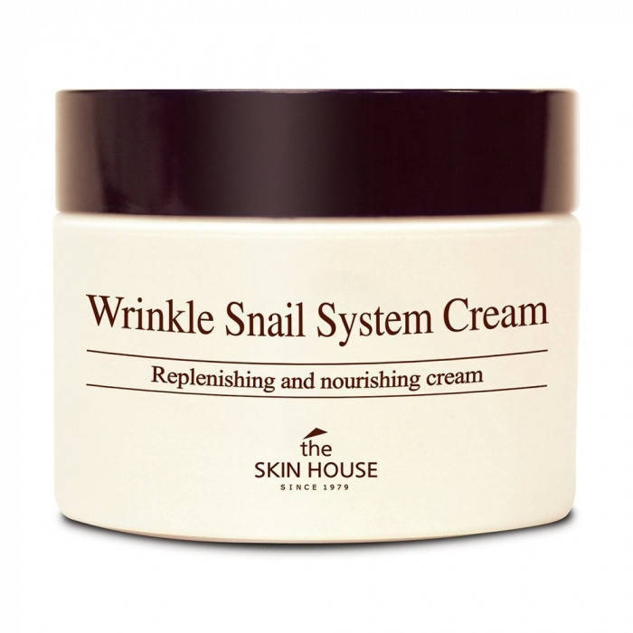 

Крем улиточный для лица The Skin House Wrinkle Snail System Cream 50 мл