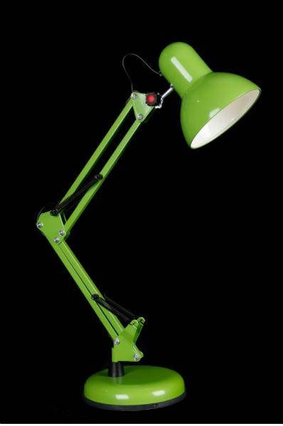 

Настольная лампа на струбцина и подставка для учебы зеленая, Зелёный