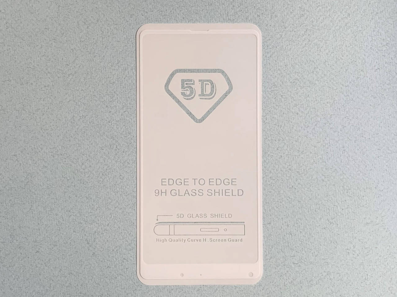 

Xiaomi Mi Mix 2S FULL COVER GLASS 5D стекло защитное с белой рамкой полное клеевое покрытие, Белый