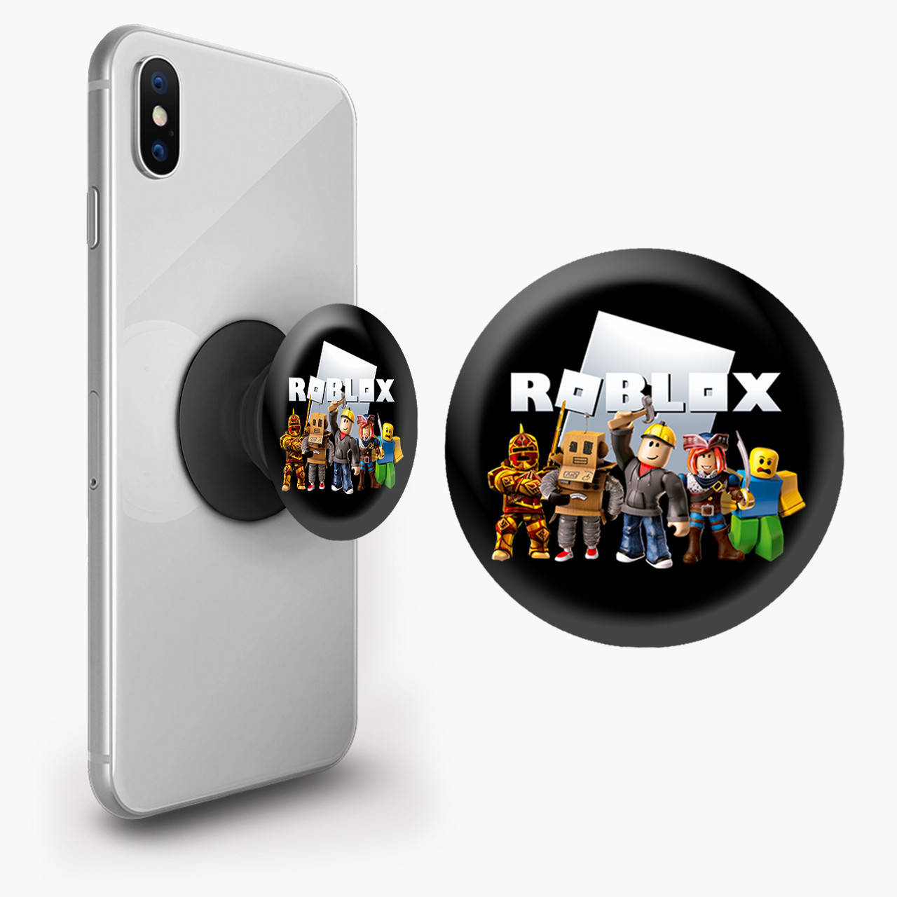 

Попсокет (Popsockets) держатель для смартфона Роблокс (Roblox) (8754-1219) Черный