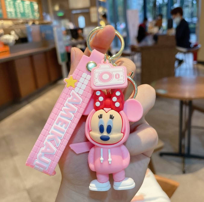 

Брелок на рюкзак, ключи Минни Маус Розовый, Разные цвета