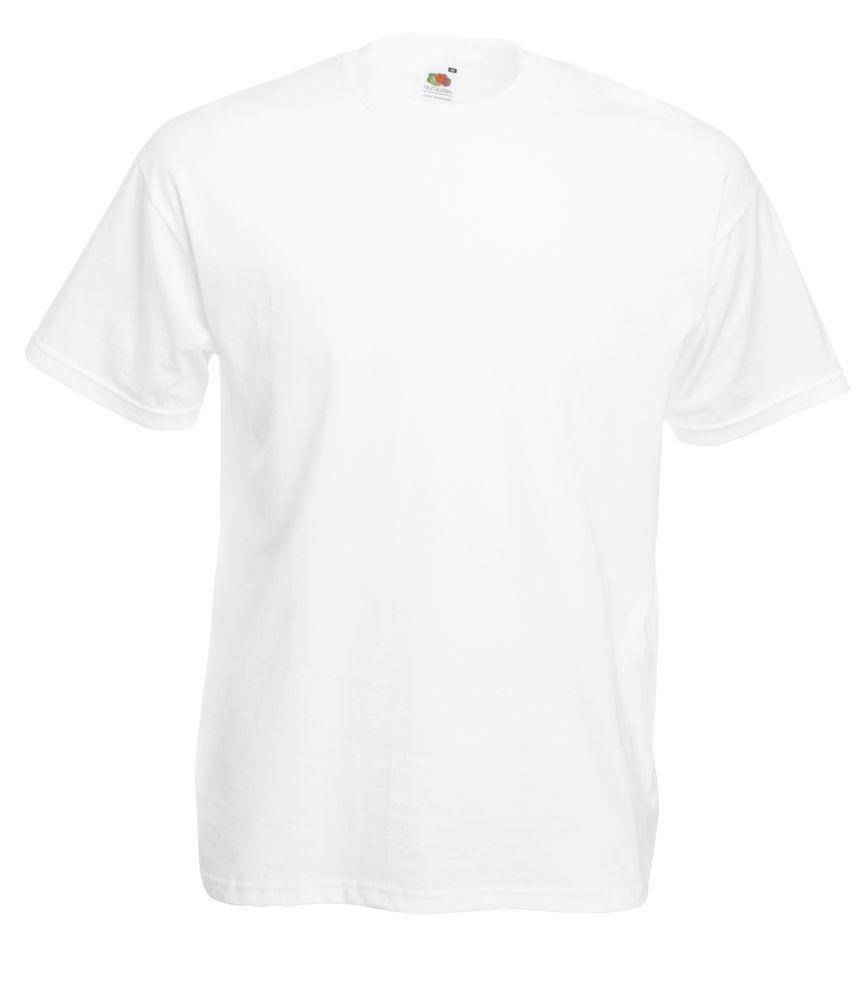 

Белая Мужская Футболка классическая Fruit of the loom Valueweight XL