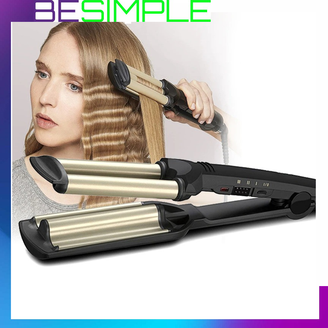 

Тройная плойка для волос GBR Moser / Плойка волна