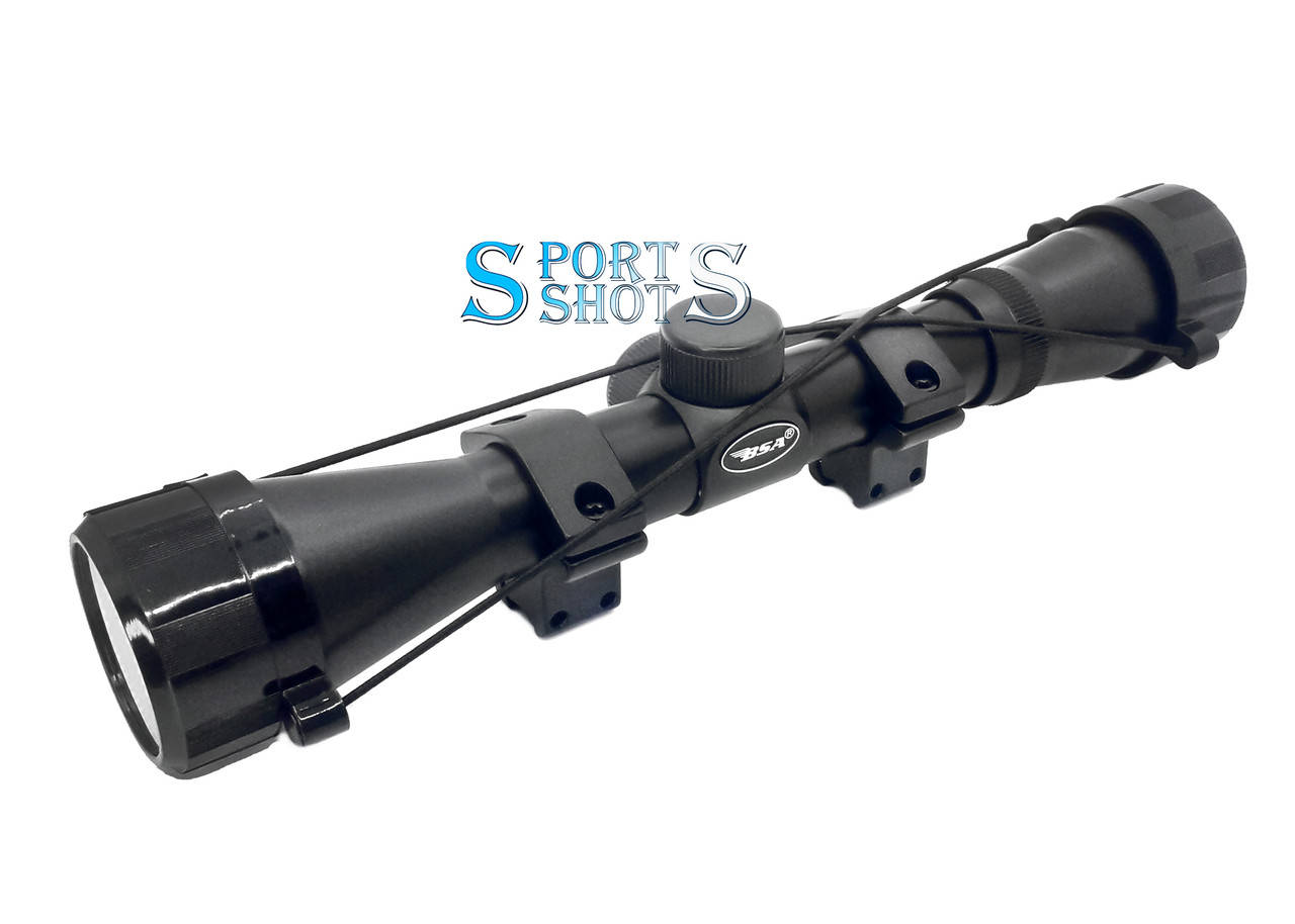 

Оптический прицел BSA Sport 4x32 WR, Duplex, крепление 11мм, Черный