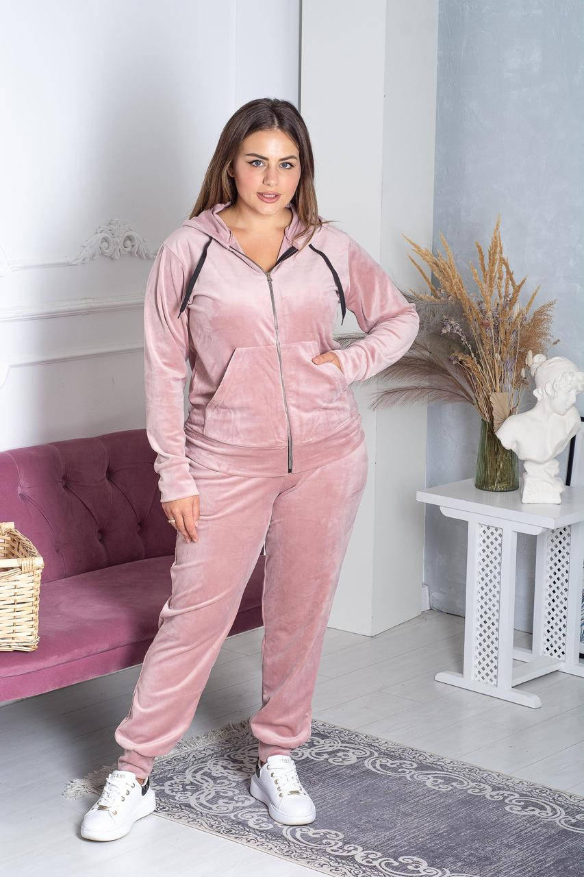 

Велюровый костюм женский, стильный, трендовый, спортивный, городской костюм, Разные цвета