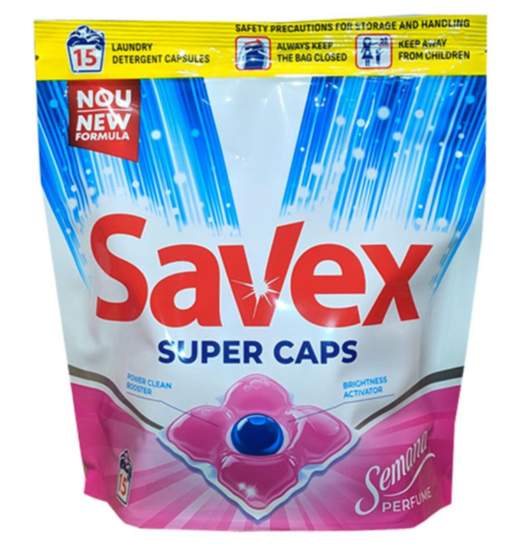 

Гель в капсулах "SAVEX Super Caps Semana Perfume" 15шт. Универсал
