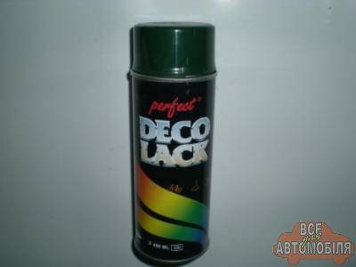 

Краска DECO LACK RAL6005 темно-зеленая в аэрозоли 400 мл.