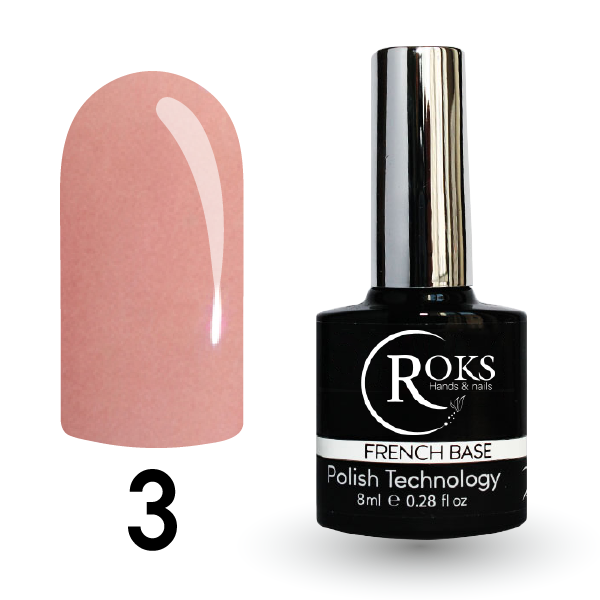 

Базове покриття ROKS Rubber Base French №03 8 мл