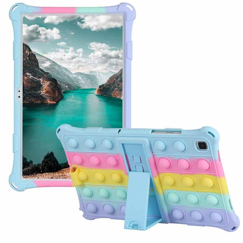 

Чохол Samsung Galaxy Tab A7 10.4 2020 SM-T505 SM-T500 Silicone pop it rainbow