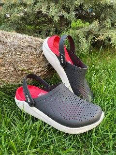 

Кроксы crocs мужские сабо lite ride оригинал 43, Черный