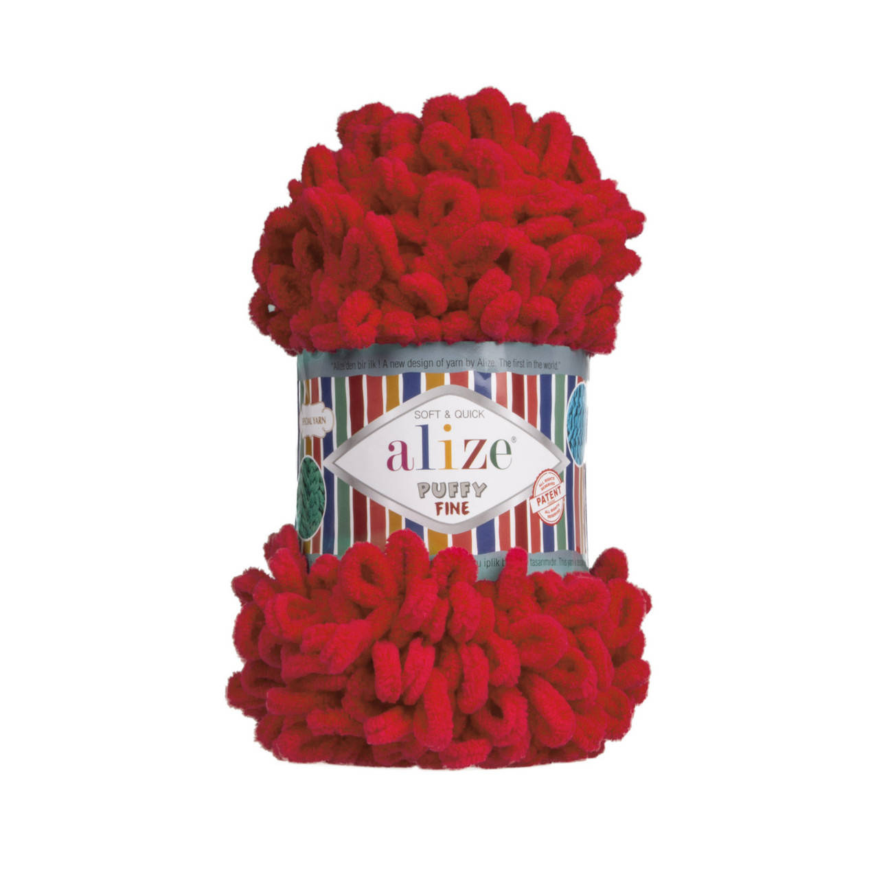 

Alize Puffy Fine 56 красный
