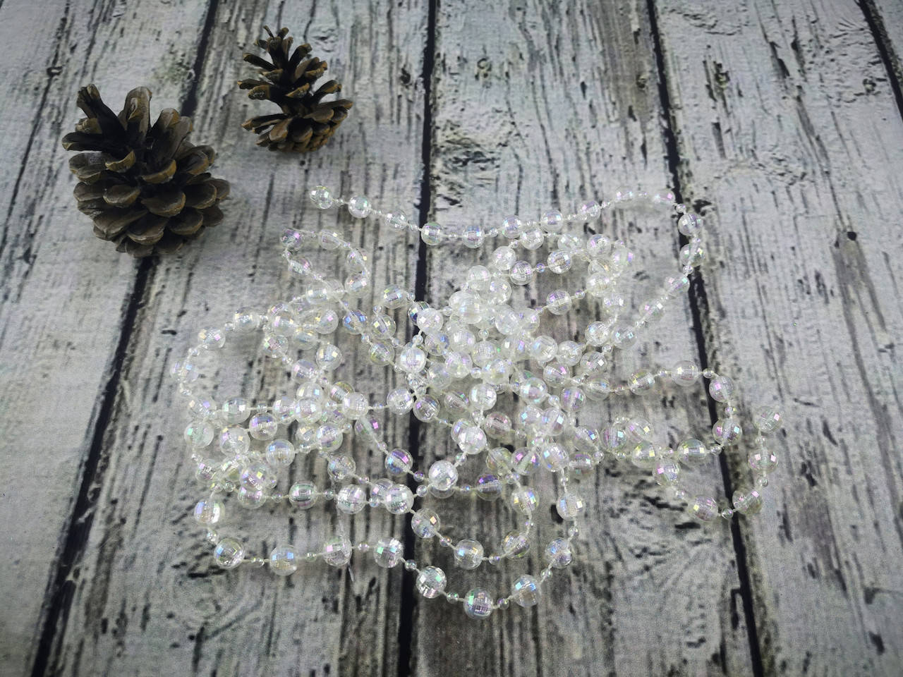 

Новогодние Бусы на елку Перламутр 2,7 м в пакете 92210-PN Pioner