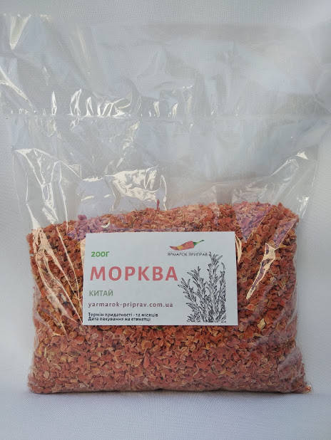 

Морковь резаная 3*3, 200г