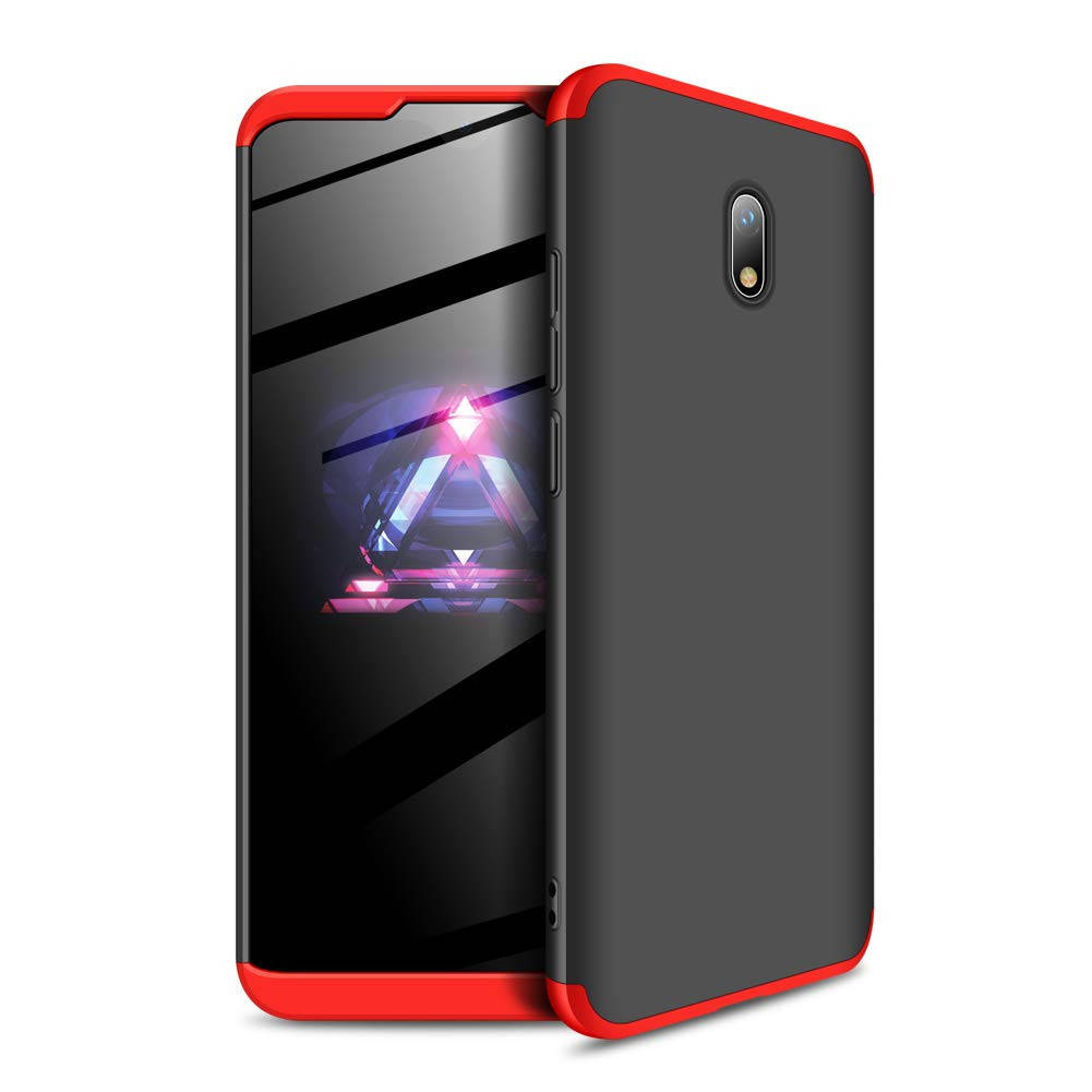

Пластиковый чехол для Xiaomi Redmi 8a / Ксиоми Редми 8А черный / красный
