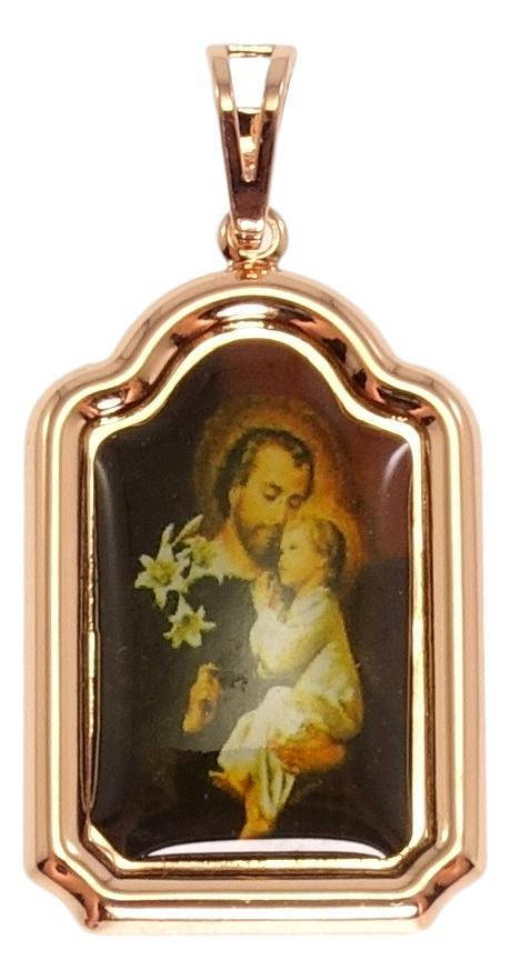 

Кулон Xuping Позолота РО "Цветная Ладанка Святой Иосиф"