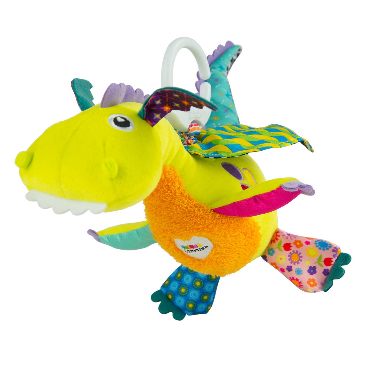 

Мягкая игрушка-подвеска Lamaze Дракончик машет крыльями (L27565), Белый