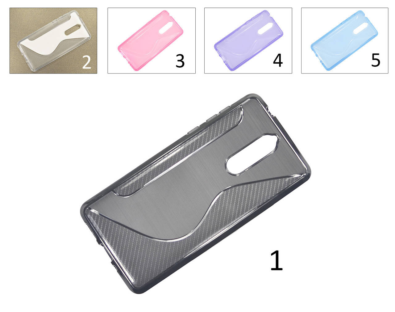 

Силиконовый чехол для Nokia 8