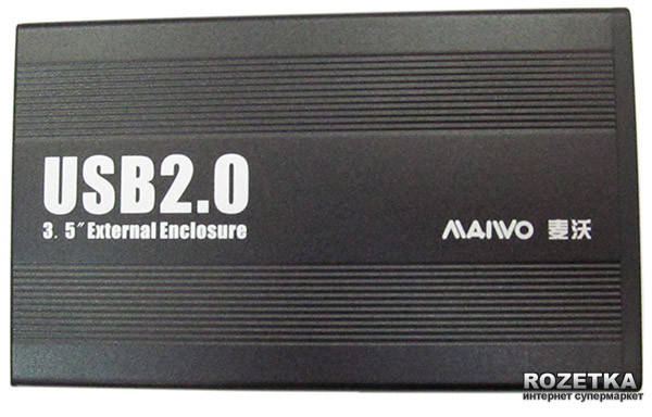 

Карман внешний 3.5" Maiwo K3502-U2S USB 2.0 black