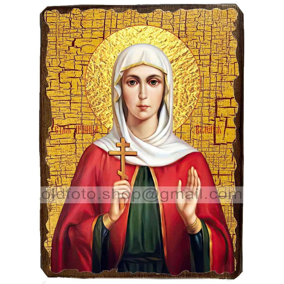 

Икона Валерия (Калерия) Святая Мученица Кесарийская ,икона на дереве 130х170 мм