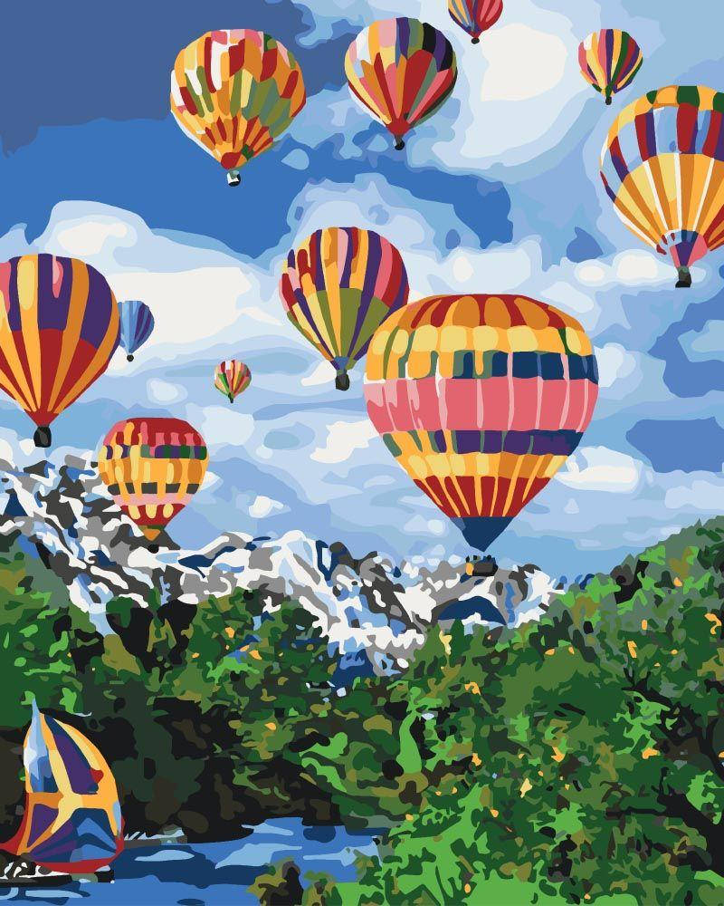 

Картина по номерам - Підкорюючи небо КНО 2227 40*50см Идейка