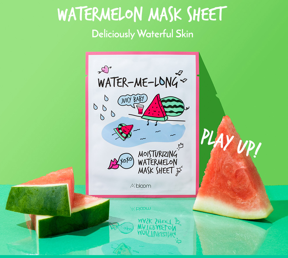 

Тканевая маска с экстрактом арбуза A'BLOOM MOISTURIZING WATERMELON MASK