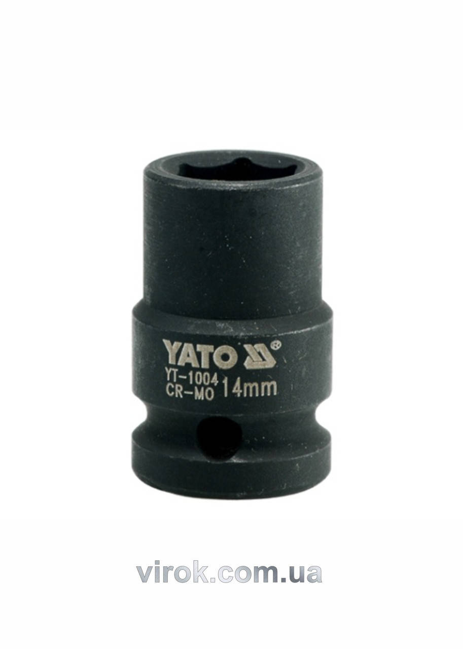 

Головка торцевая ударная шестигранная YATO 1/2" М14 х 39 мм YT-1004