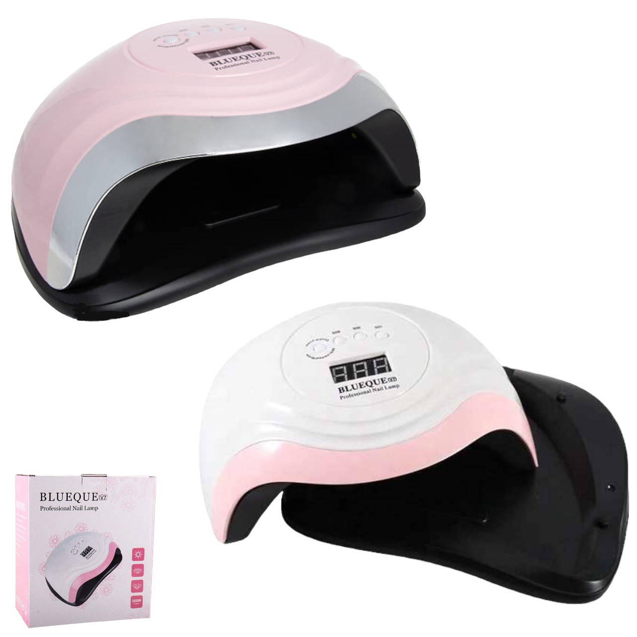 

Профессиональная UV/LED лампа SUN BQ-V7 для сушки гель-лака, 168 Вт., Разные цвета