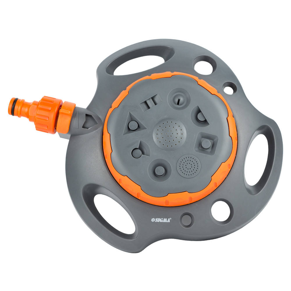 

Дождеватель на пластиковой базе 8-ми режимный с выключателем FLORA (5013714)