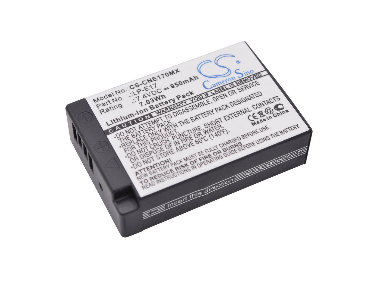 

Аккумулятор Canon LP-E17 950 mAh
