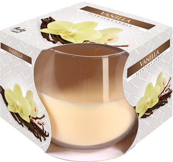 

Свеча ароматическая в стекле Bispol Ваниль 7 см (sn71-67), Бежевый