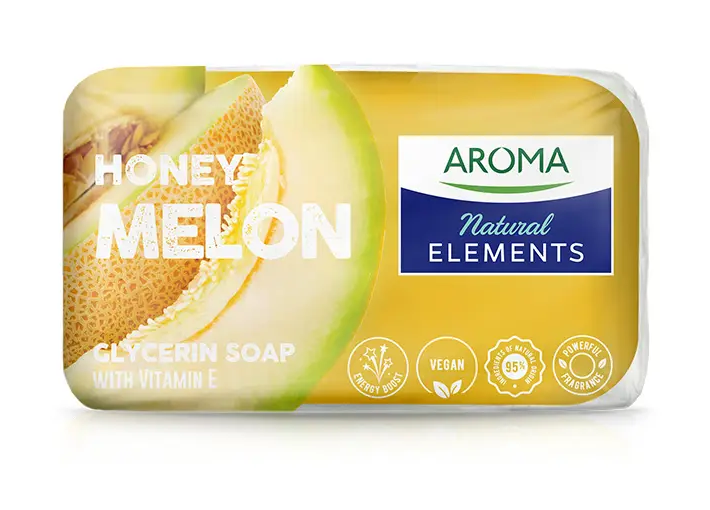 

Мыло Aroma Natural с экстрактом сочной дыни 100 г