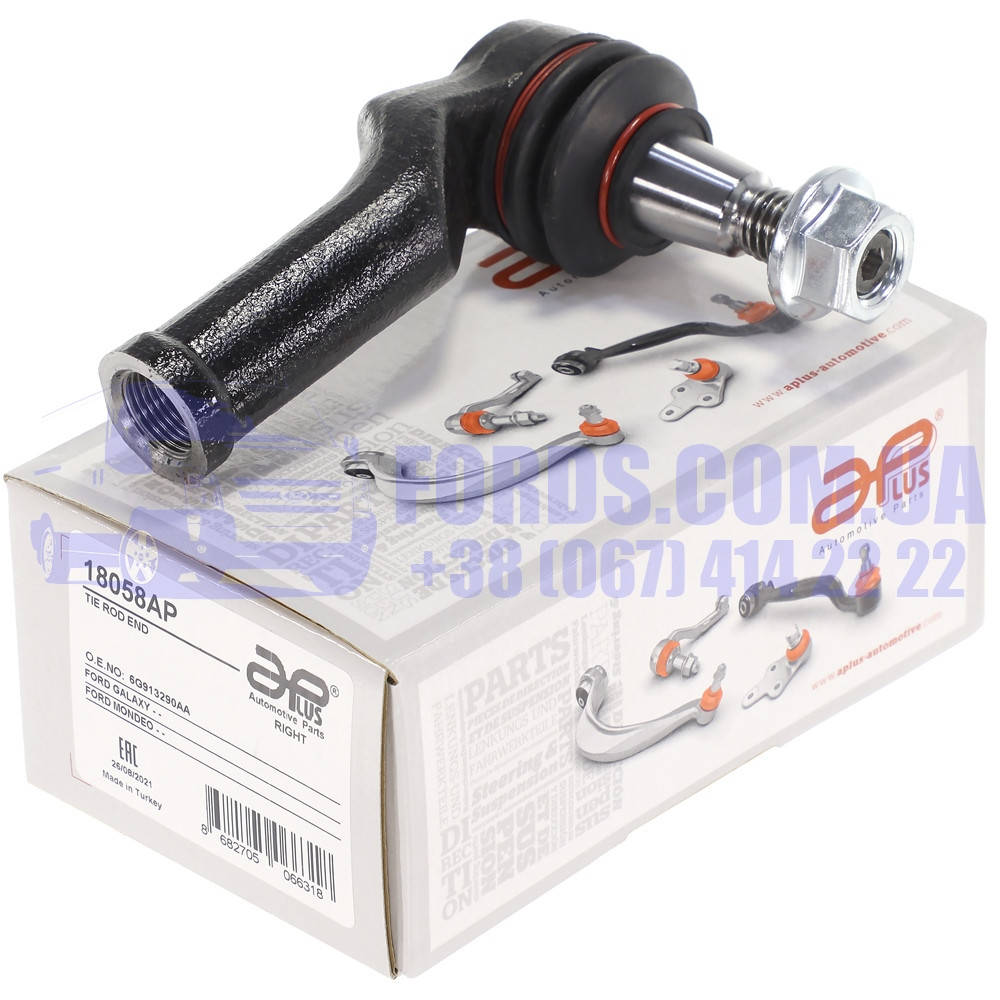 

Наконечник тяги рулевой правый FORD MONDEO/S-MAX/GALAXY 2006-2015 (1433273/6G913289AA/18058AP) APPLUS