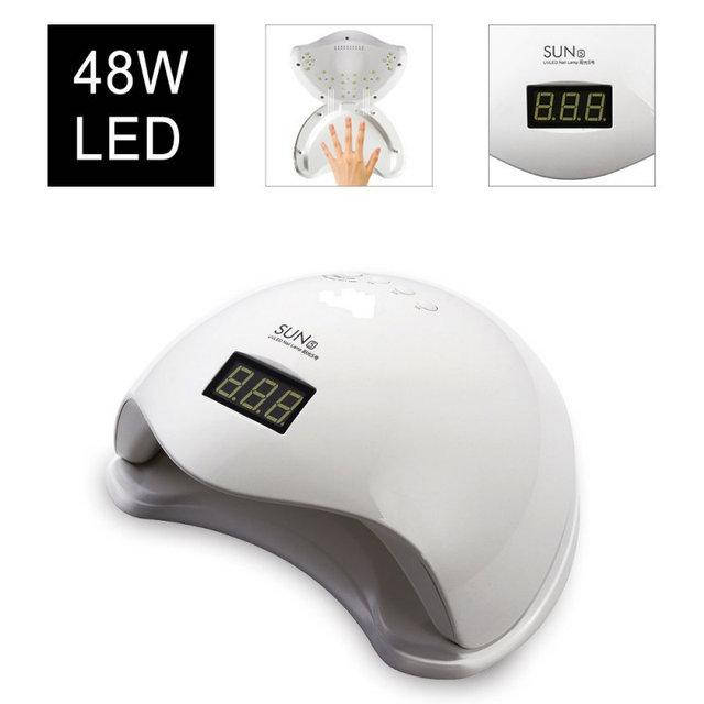 

LED+UV лампа для маникюра SUN 5 48W. Оригинал!, Белый