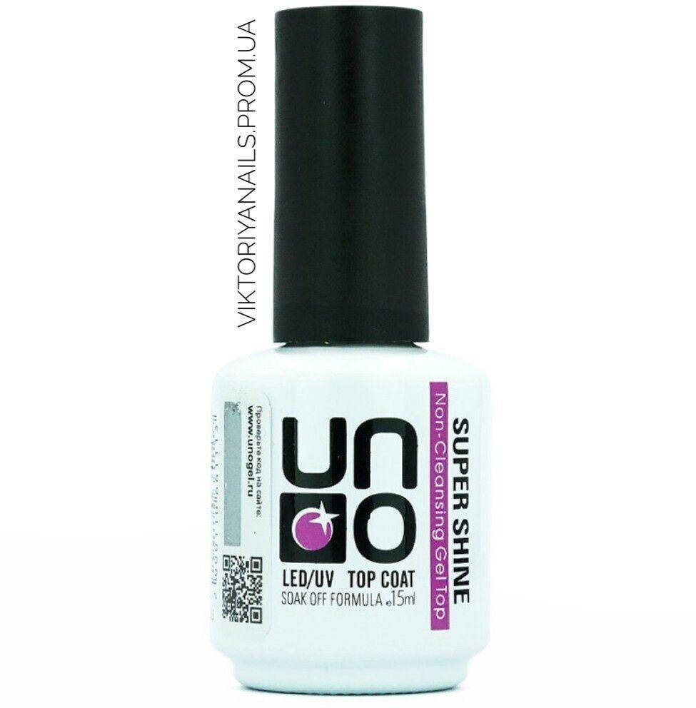 

ТОП ДЛЯ НОГТЕЙ без липкого слоя UNO SUPER SHINE 15ML