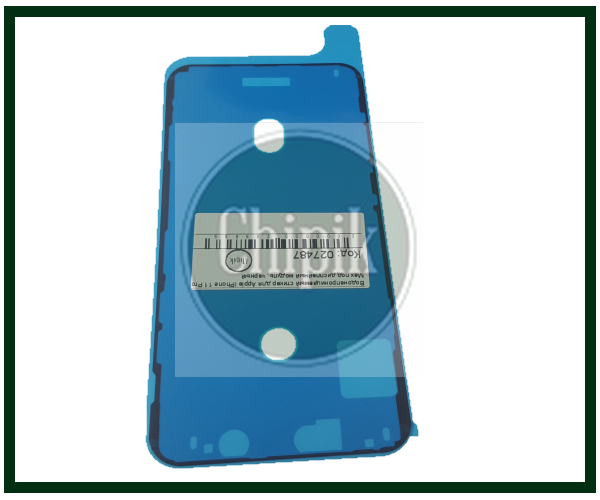 

Водонепроницаемый стикер для Apple iPhone 11 Pro Max под дисплейный модуль, черный