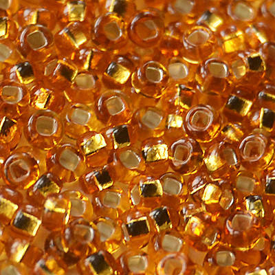 

464-10/0-17070 Бісер Чехія (блискучий з квадратною серединкою, золотий)