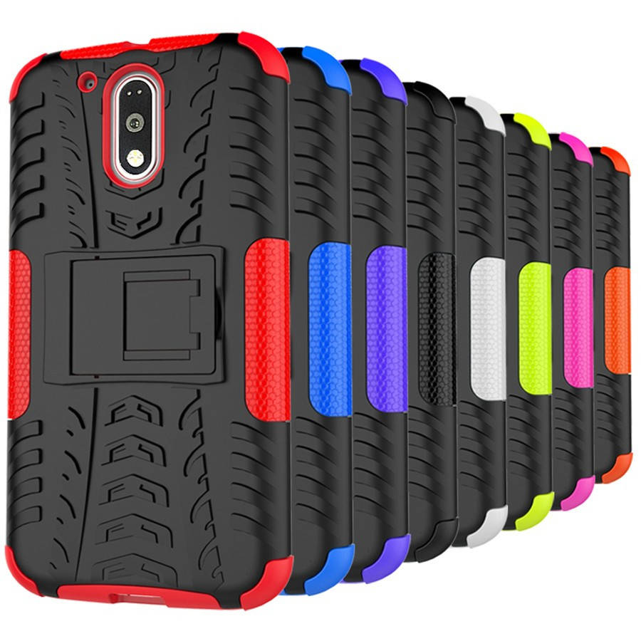 

PC + TPU чехол Armor для Motorola Moto G4 Plus (8 цветов) красный