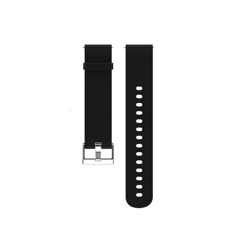 

Ремешок для смарт часов Silicone bracelet Universal, 20 мм. Black