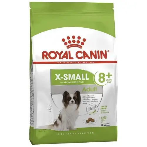 

Сухой корм Royal Canin X-Small Adult 8+ для собак миниатюрных пород от 8 лет, 500 г