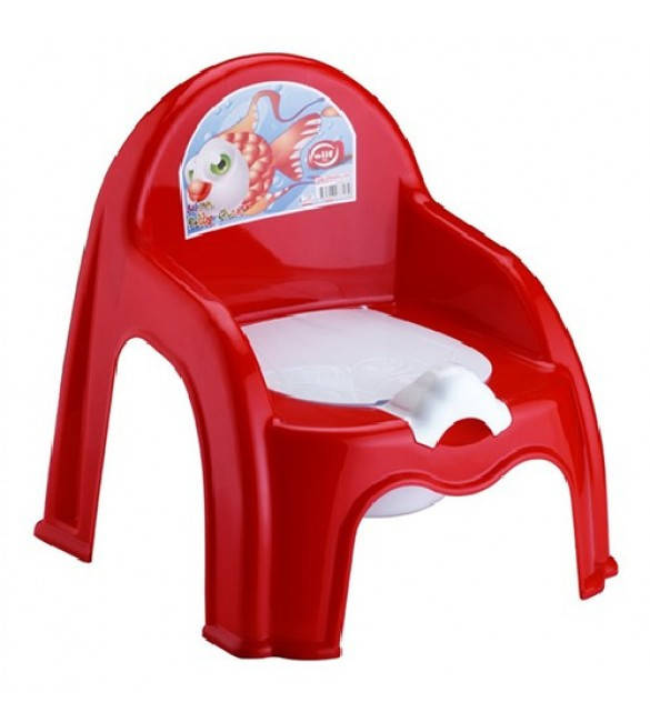 

Детский горшок Стульчик со спинкой ТМ Elif plastik 313, Разные цвета