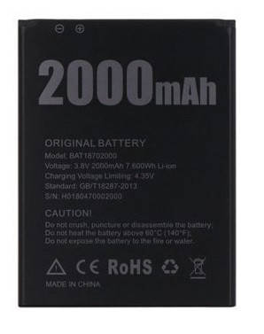 

Аккумулятор Doogee BAT18702000 для X50, X50L оригинал