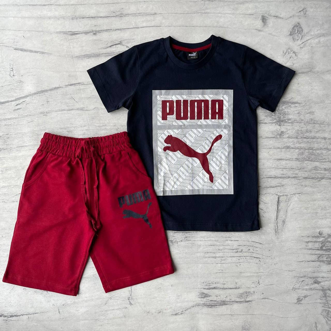 

Летний костюм в стиле Puma на мальчика 28. Размер 168 см
