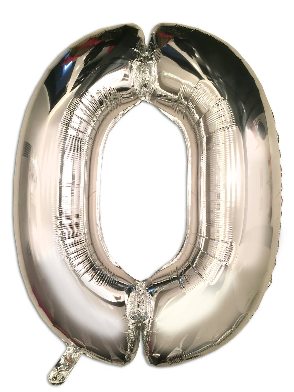 

Шар фольгированный серебряный цифра "0" , 100 см в упаковке, Серебристый