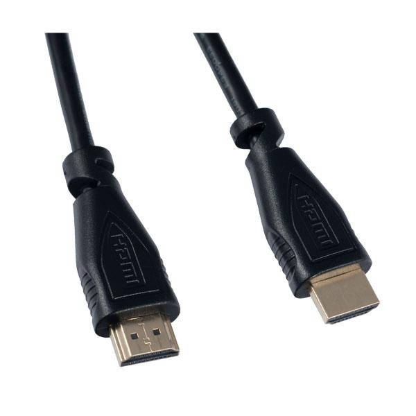 

Аудио видео кабель HDMI A (вилка) - HDMI A (вилка) 3 м, Черный