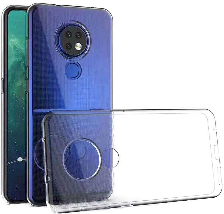 

Прозрачный Чехол OneCam Nokia 7.2 (ультратонкий силиконовый) (Нокиа 7.2)