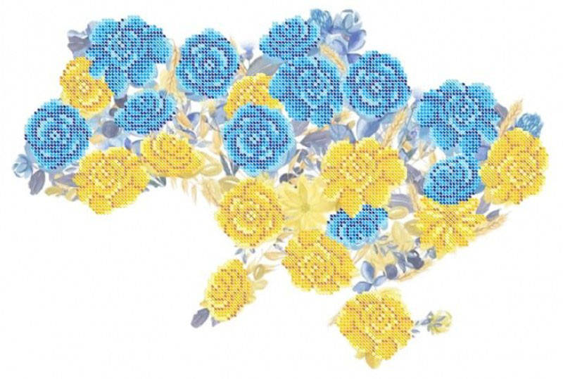 

Набор для вышивки бисером "Цветущая Украина" W-0591