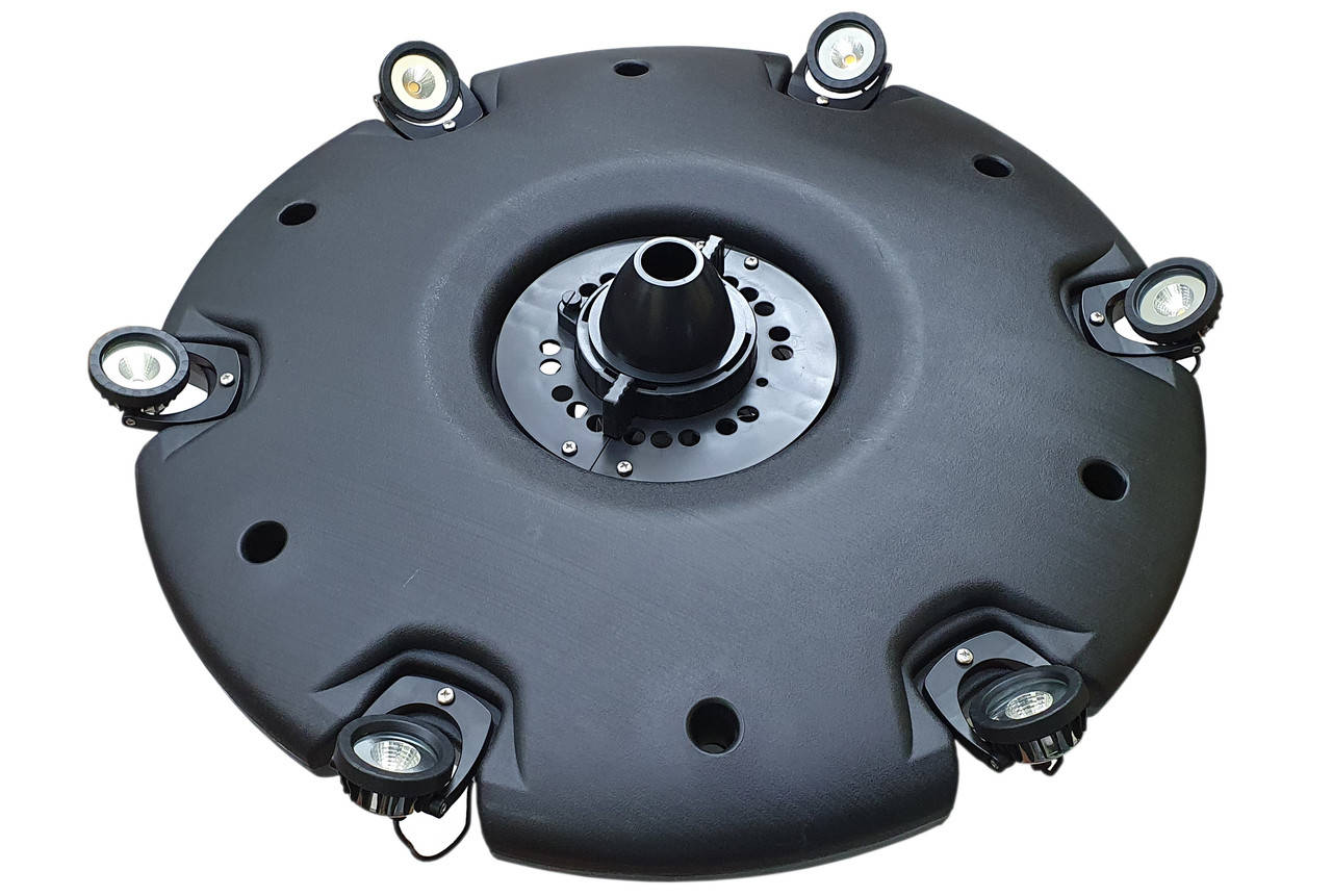 

Плавающий фонтан-аэратор Aqua Nova ANFF-55000L6 с 6-ю светильниками