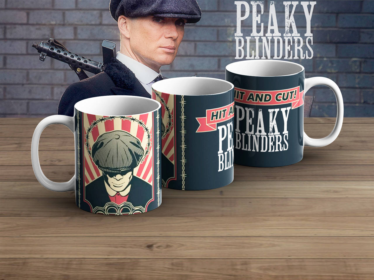 

Кружка Острые Козырьки "Hit and Cut" / Peaky Blinders